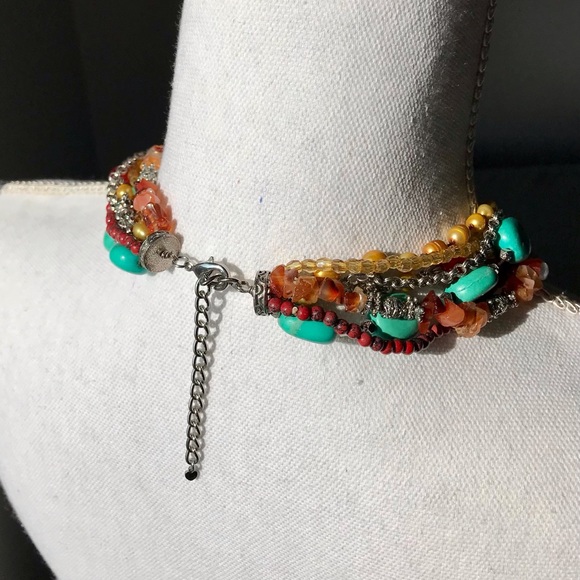 Boston Proper 7 Strand Twisted Necklace - Picture 6 of 9